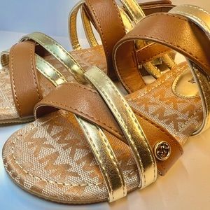 Michael Kors | Girl’s Sandals | Size: 1 | Gold & Brown